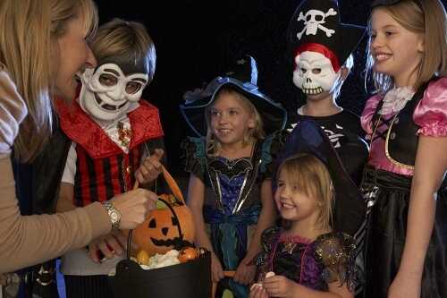 Halloween teaches them not to be afraid of strangers