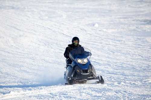 Snowmobiling