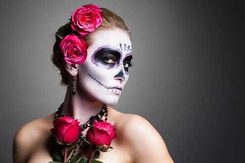 Sugar Skull Halloween Makeup