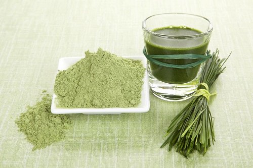 Finally, cleanse with barley grass