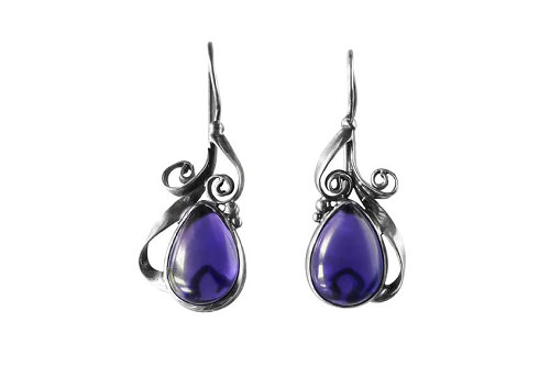 Amethyst Drop Earrings