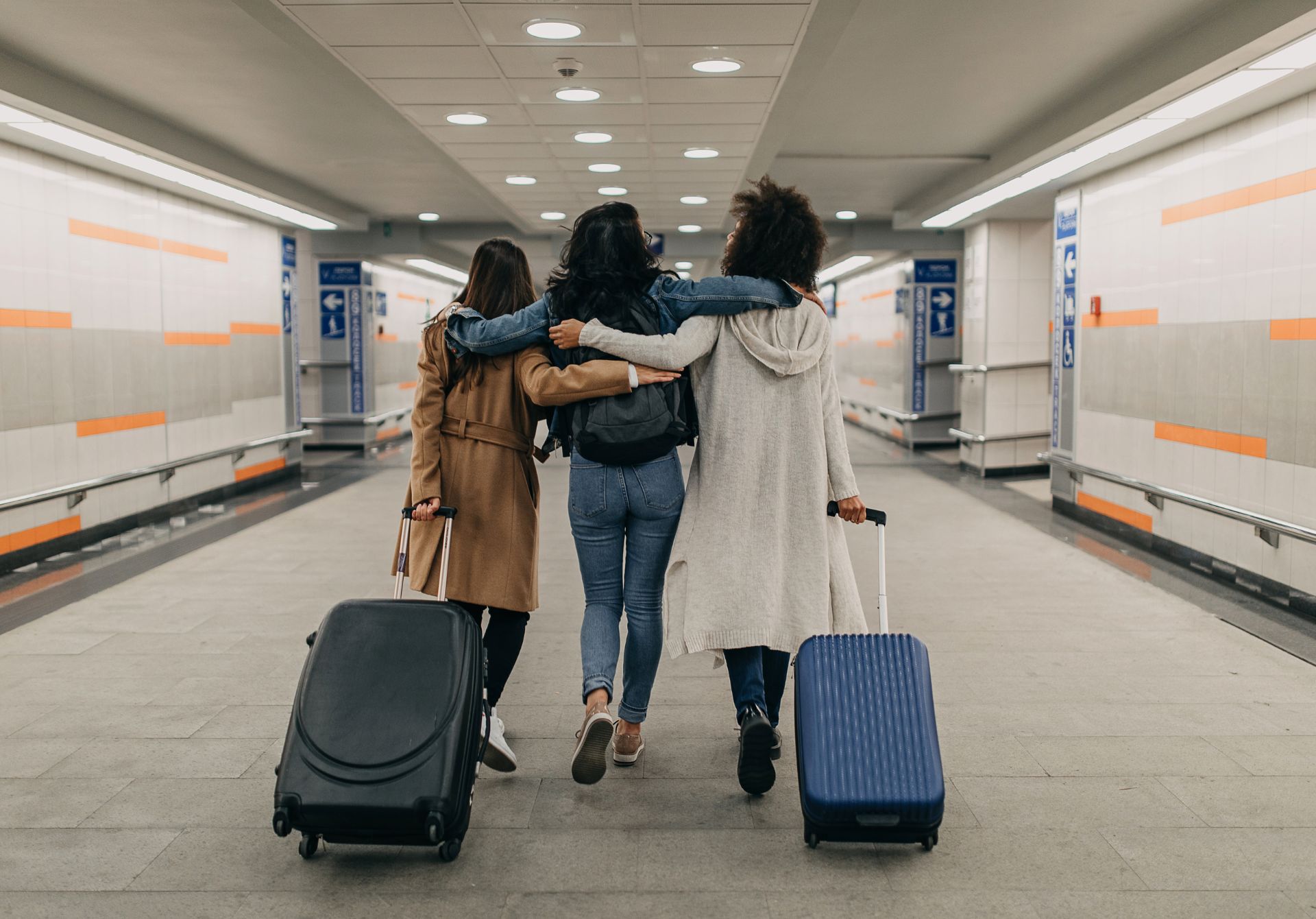 Empty suitcases