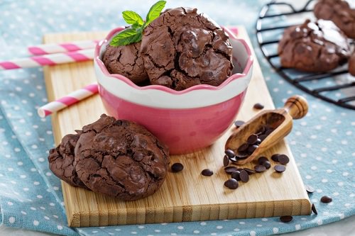 Chocolate Meringue Cookies