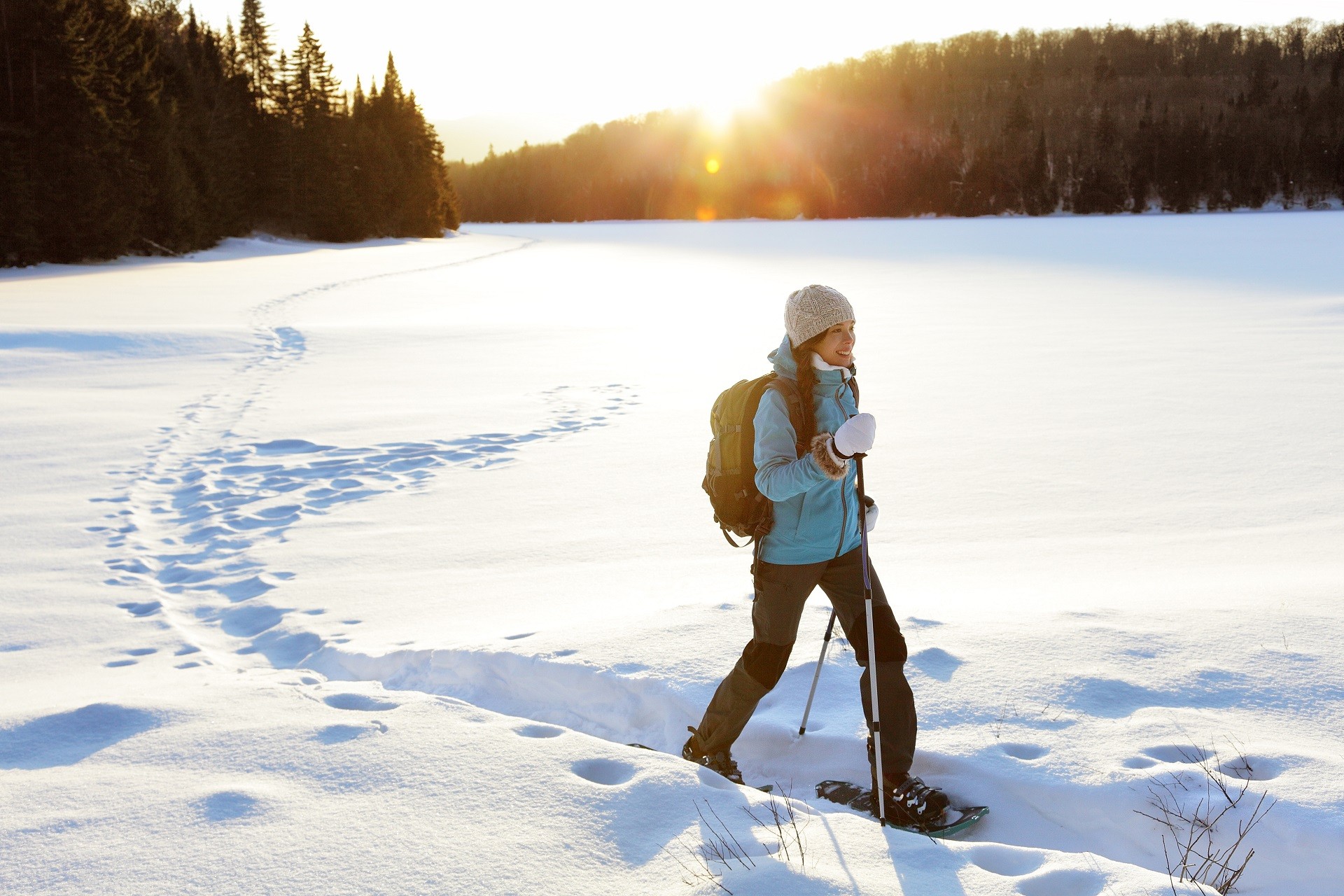 Snowshoeing