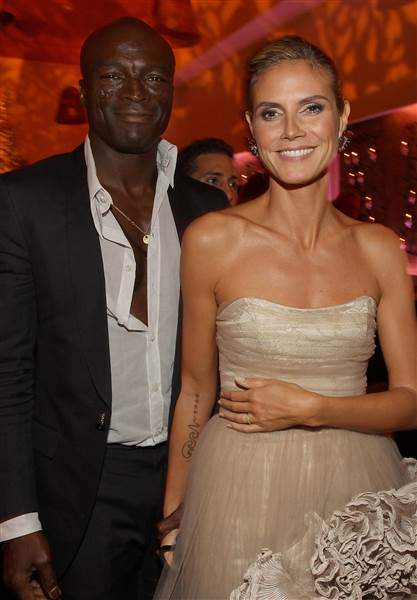 Heidi Klum and Seal