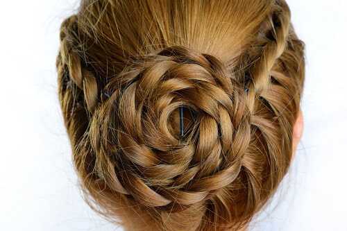 Spiral twist bun