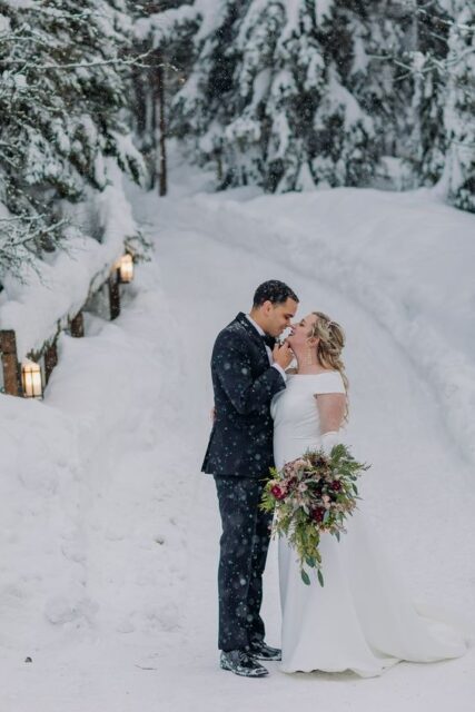 Romantic Winter Forest Photo Shoot