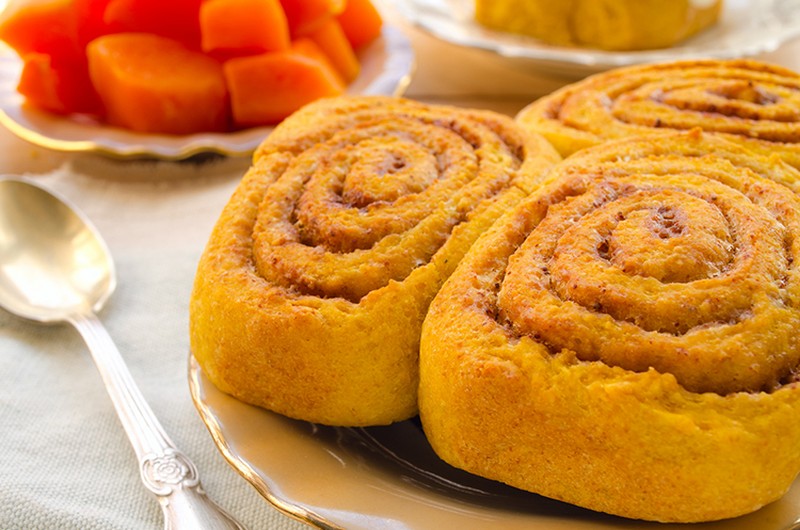 Pumpkin Cinnamon Rolls