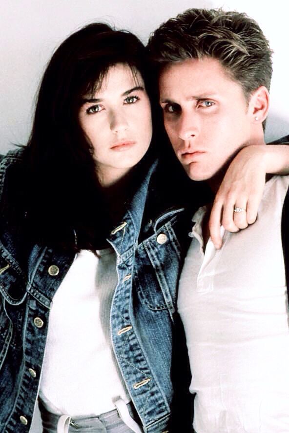 Demi Moore and Emilio Estevez