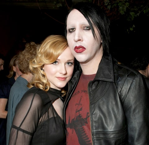 Marilyn Manson and Evan Rachel Wood