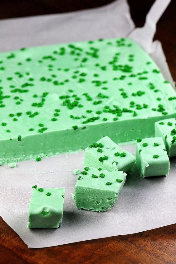 Drunken Grasshopper Fudge