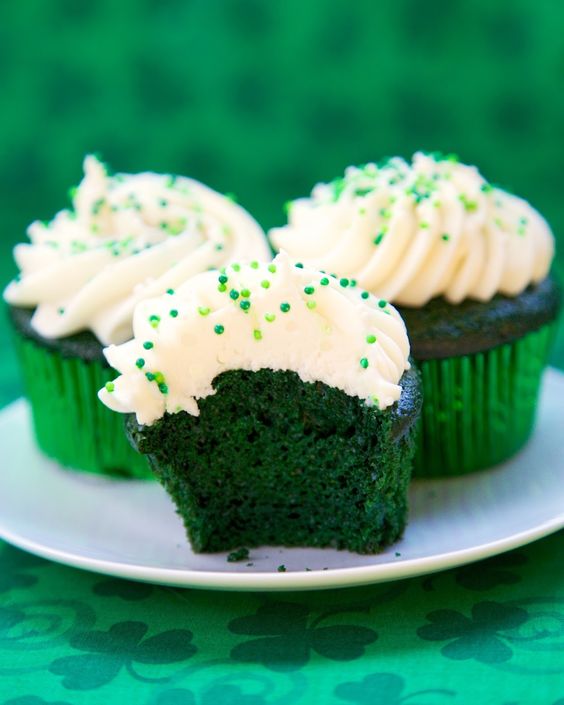 Green Velvet Cupcakes