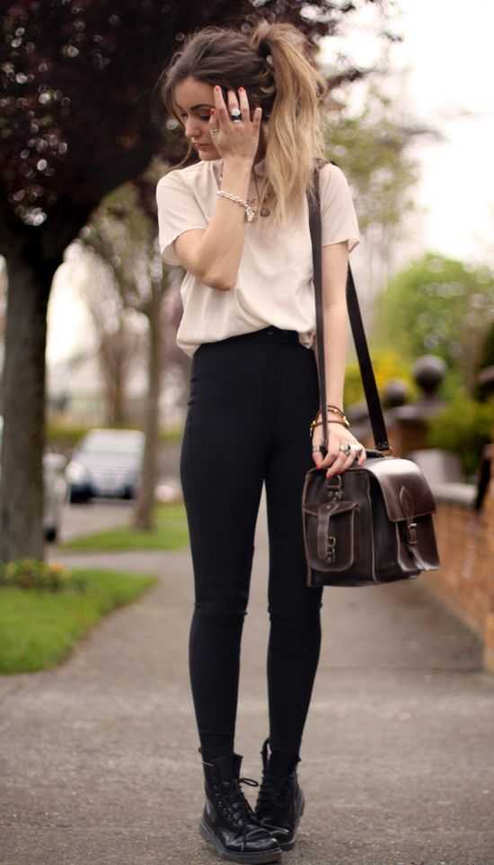 High-waisted leggings