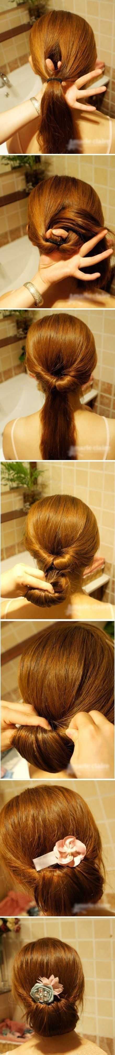 Easy chignon