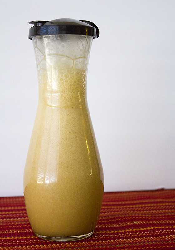 Honey and coconut milk homemade shampoo