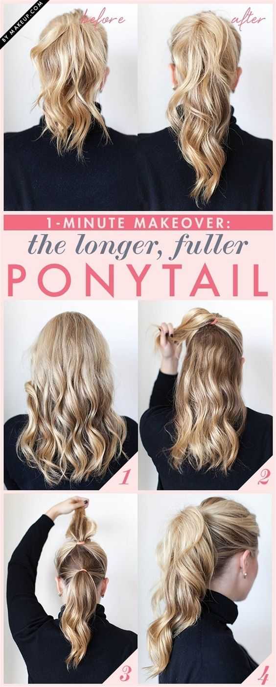 The longer and fuller ponytail