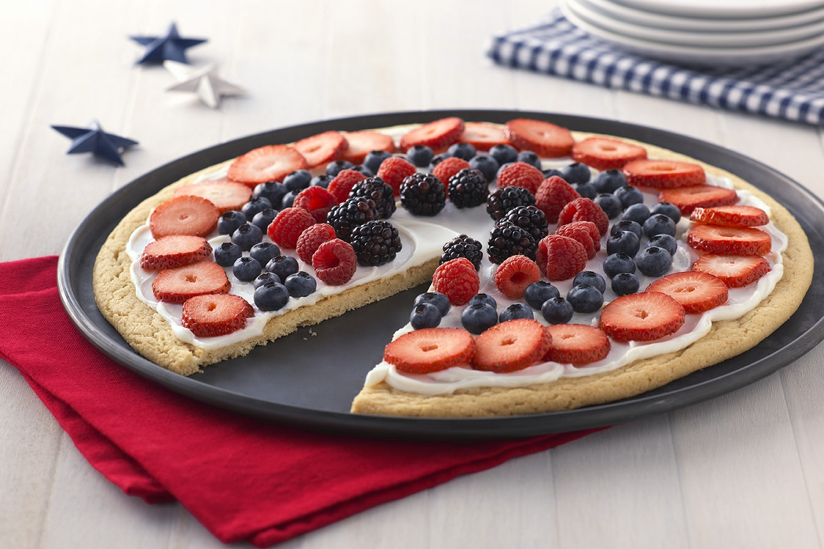 Fourth of July Dessert Pizza