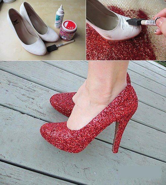 Glitter shoes