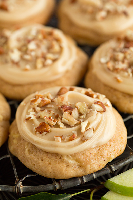 caramel apple cookies