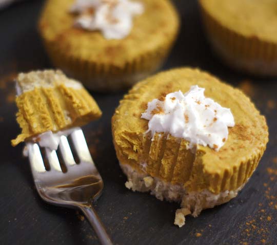 no bake pumpkin pie tarts