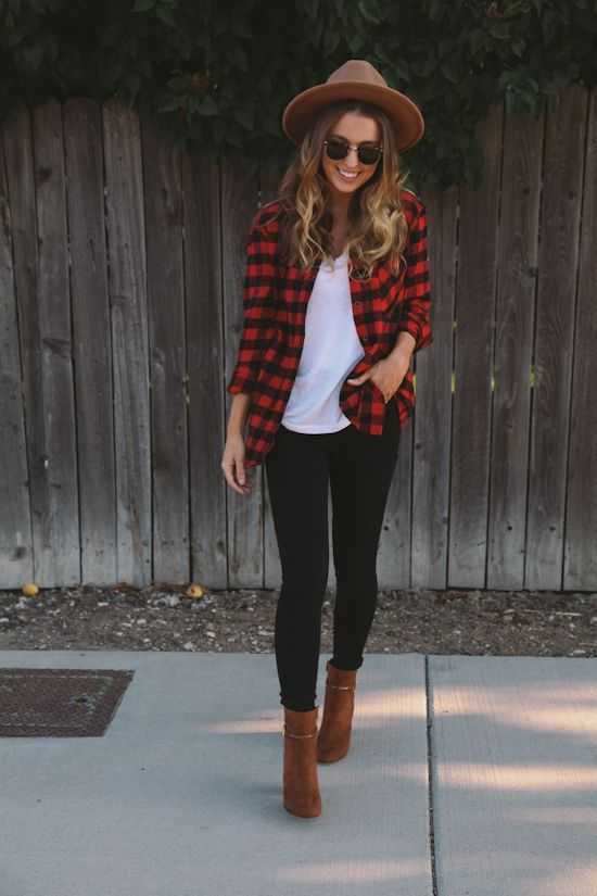 pretty plaids outfit