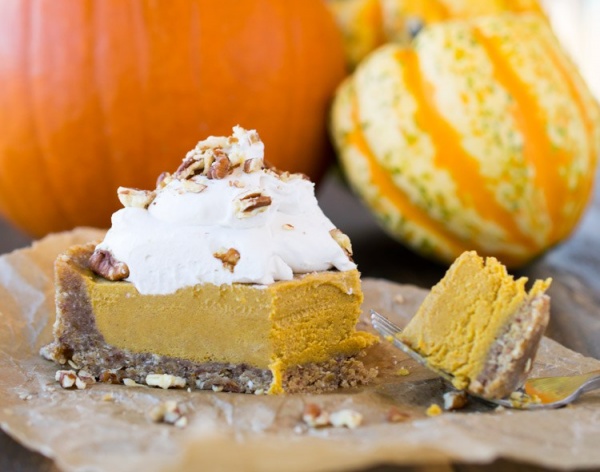 raw vegan pumpkin pie