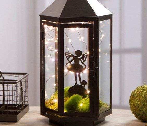 Relaxing in DIY lanterns