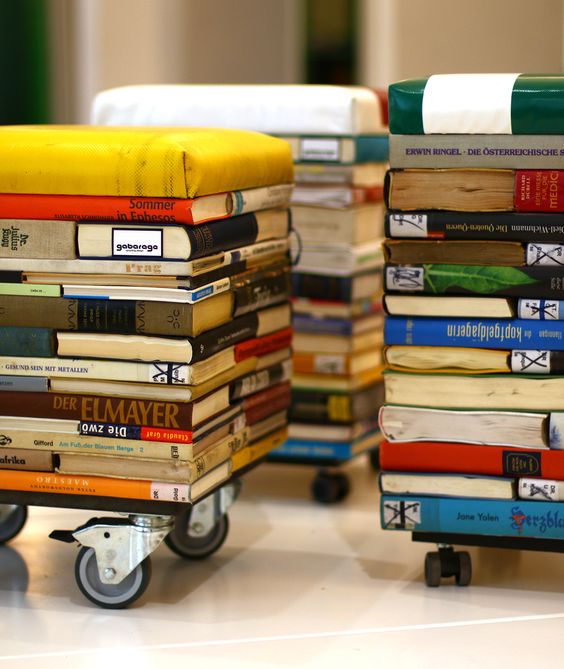 Creative book stool