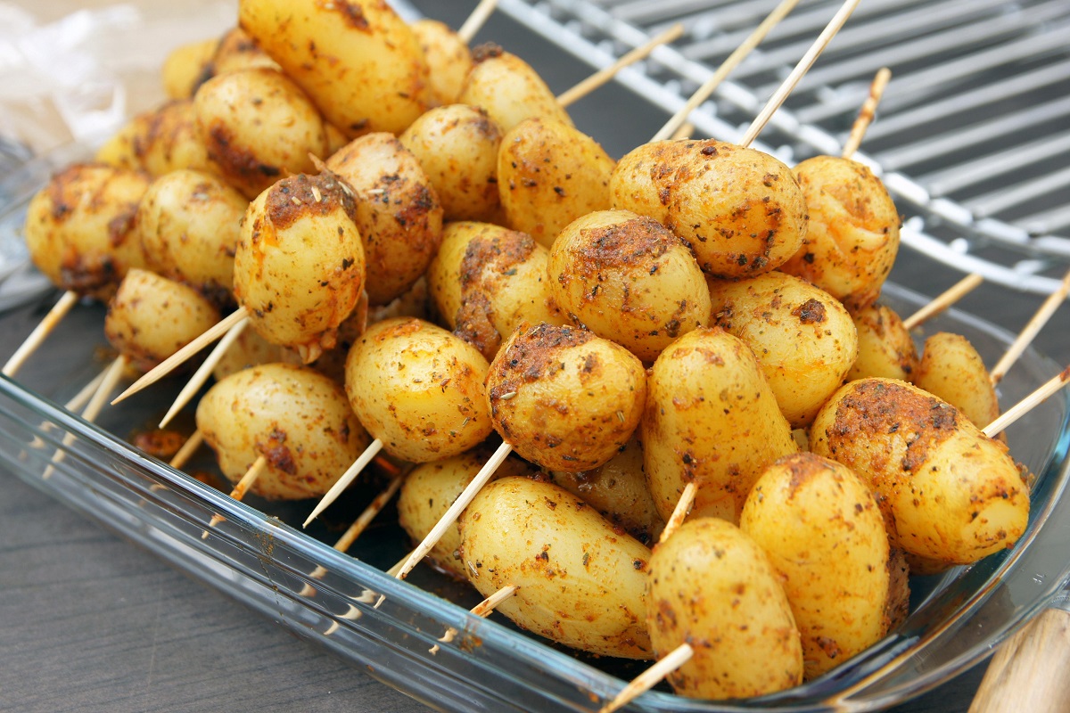 White potatoes and Sweet potatoes