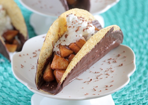 Apple Pie Style Chocolate Taco