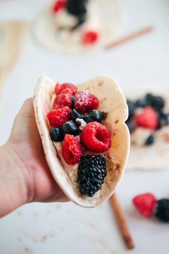 Fresh Berry Tacos