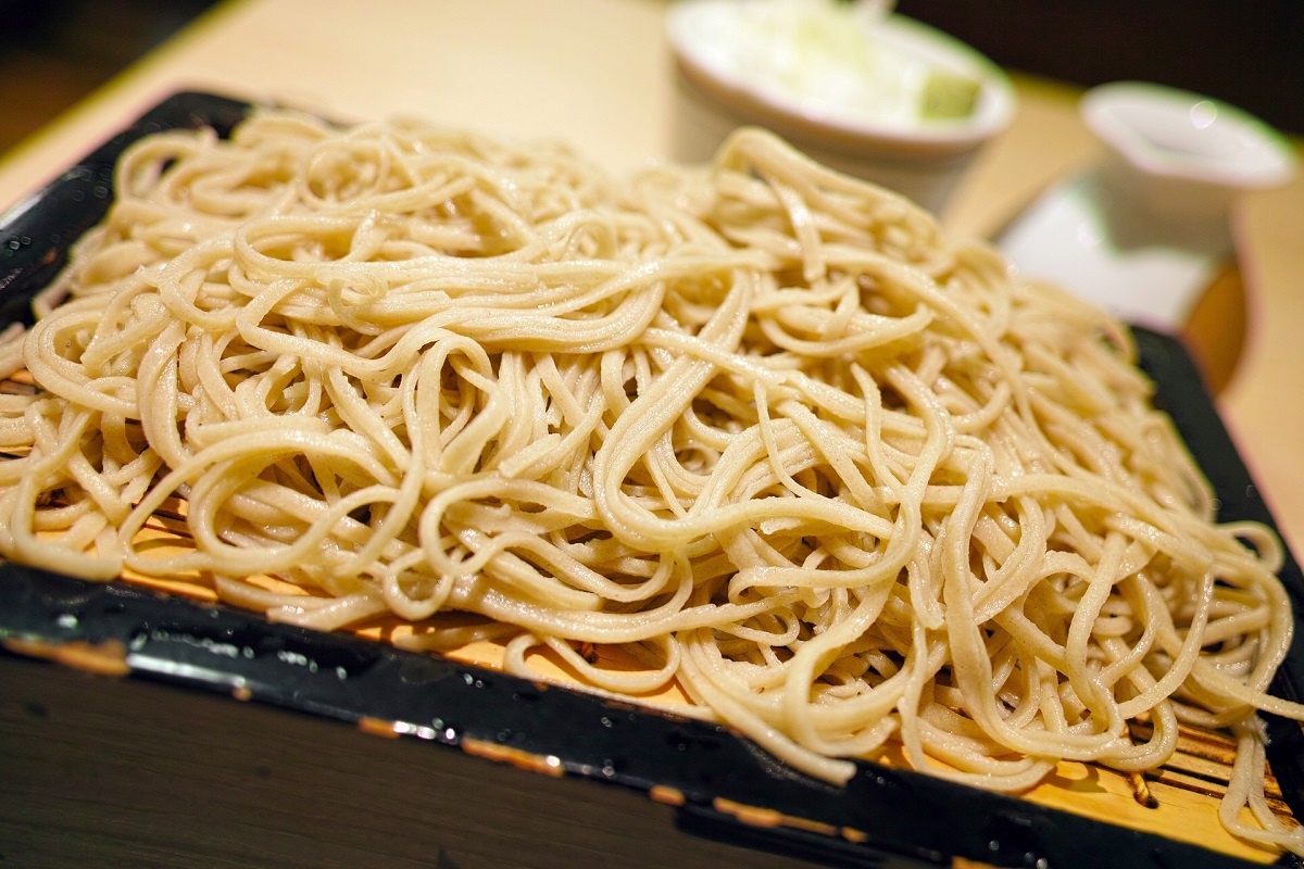 Japanese soba noodles