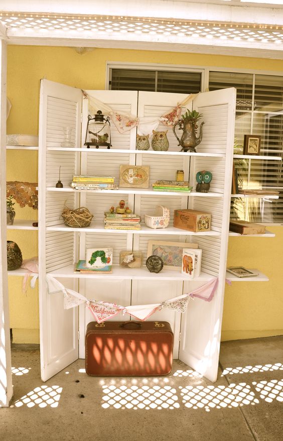 Shutters and shelves