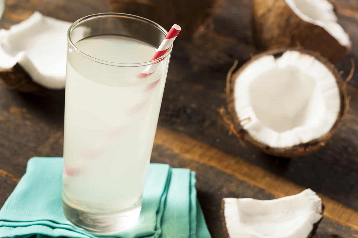 Coconut water slushie