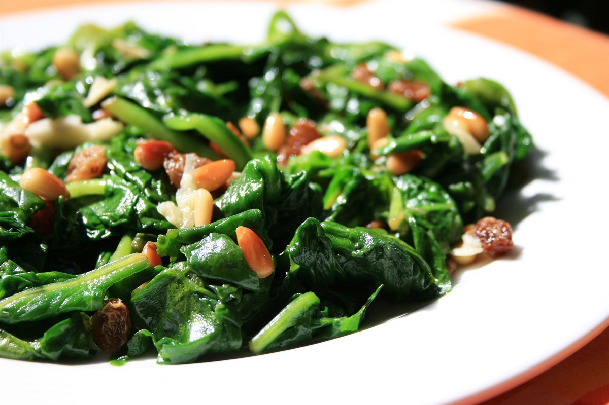 Sautéed spinach