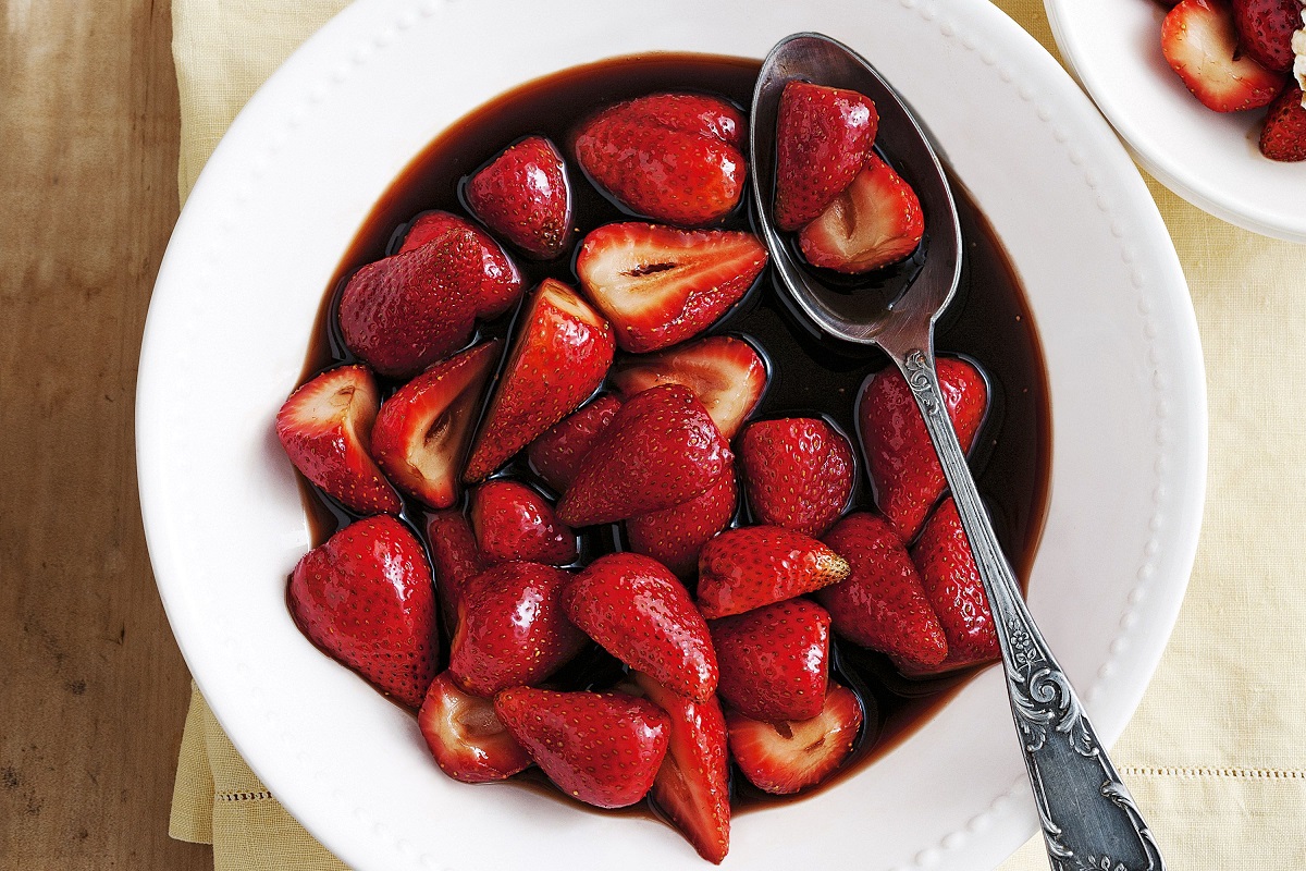 Balsamic strawberries