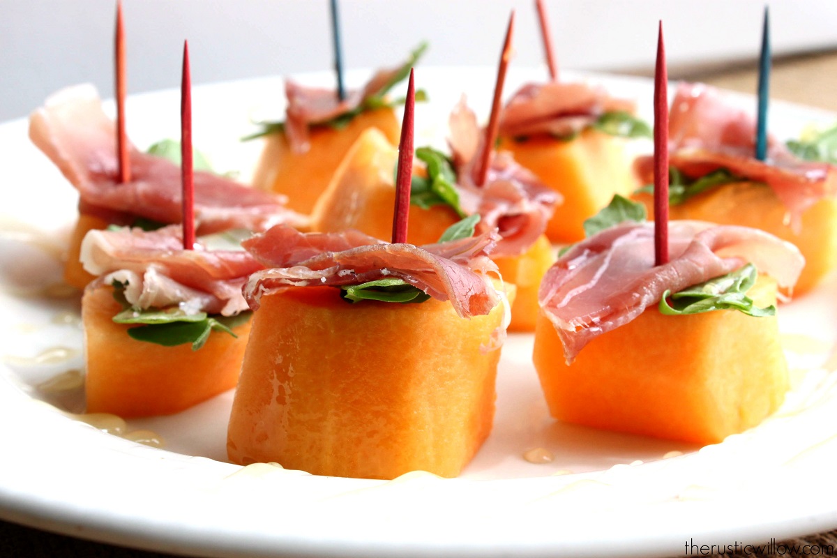 Cantaloupe and bacon