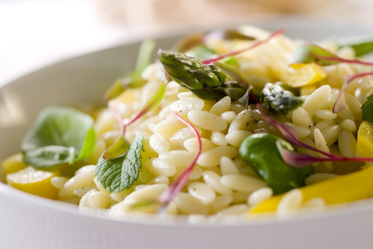 Greek orzo salad