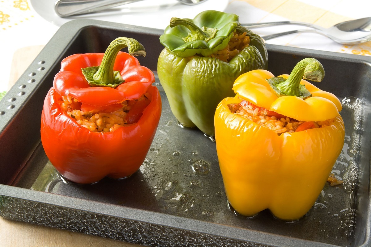 Stuffed bell pepper