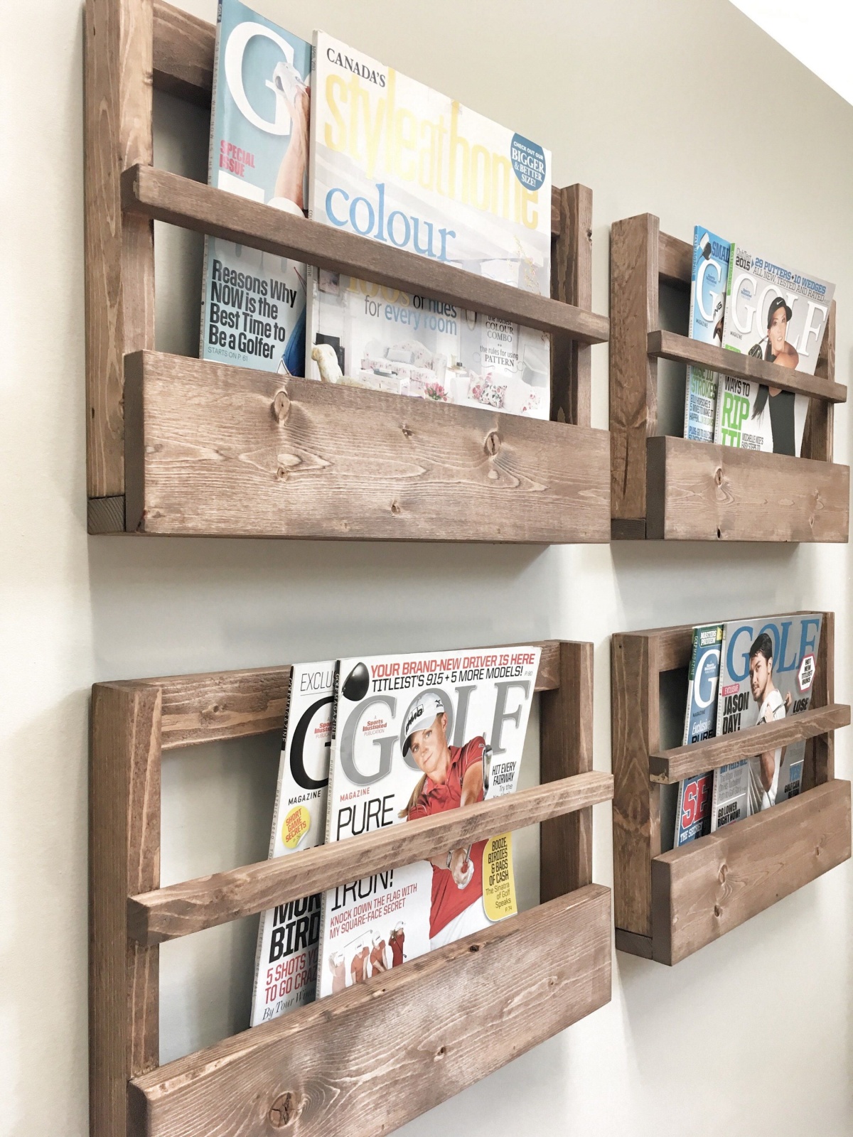 A quick-and-dirty magazine rack