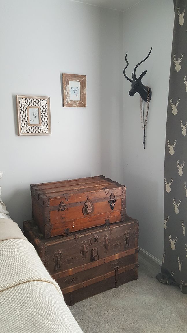 An old wooden chest