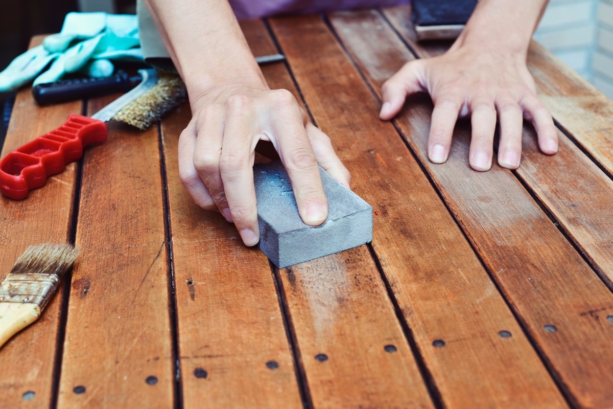 Sand the Coffee Table