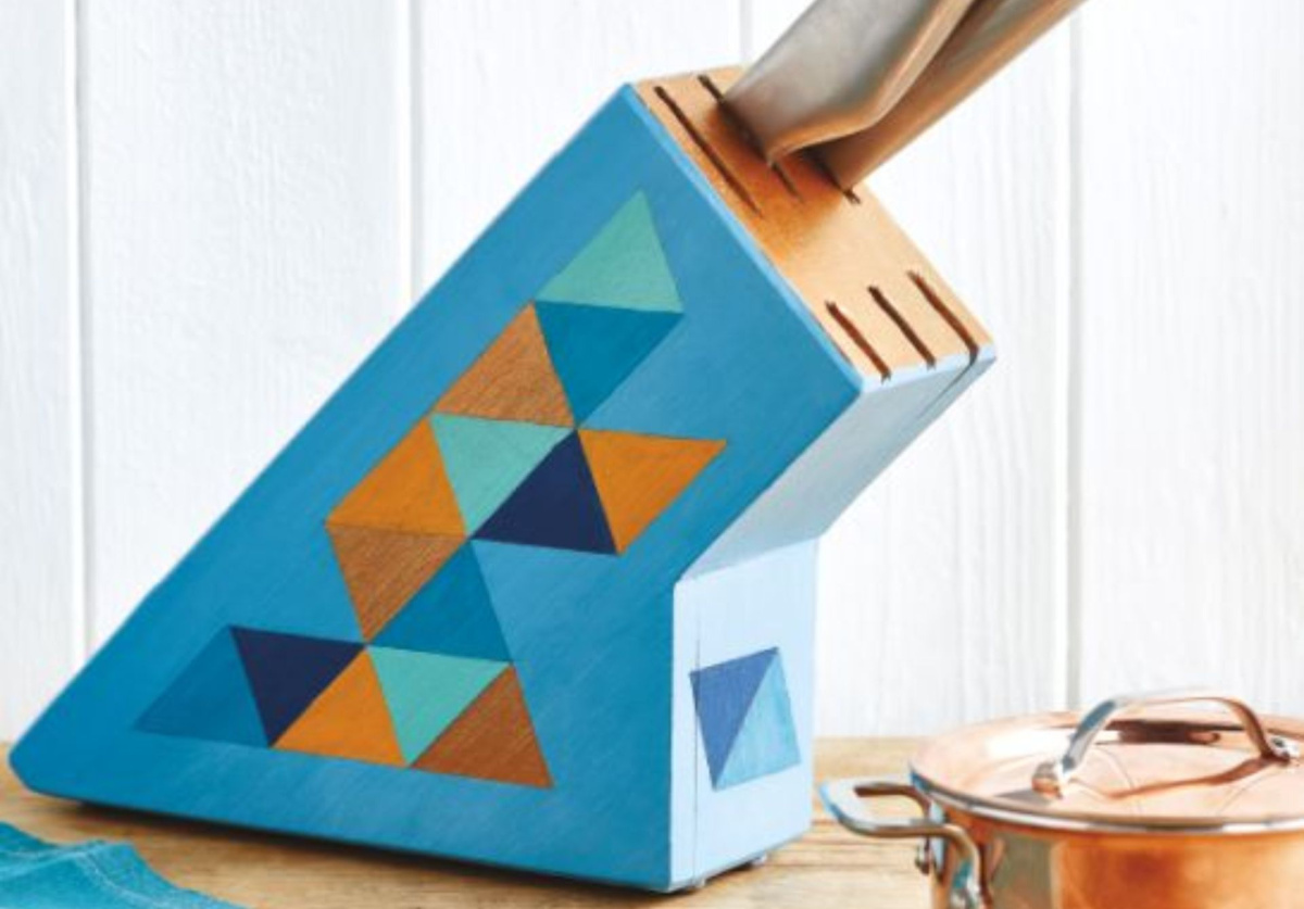 Paint your knife block