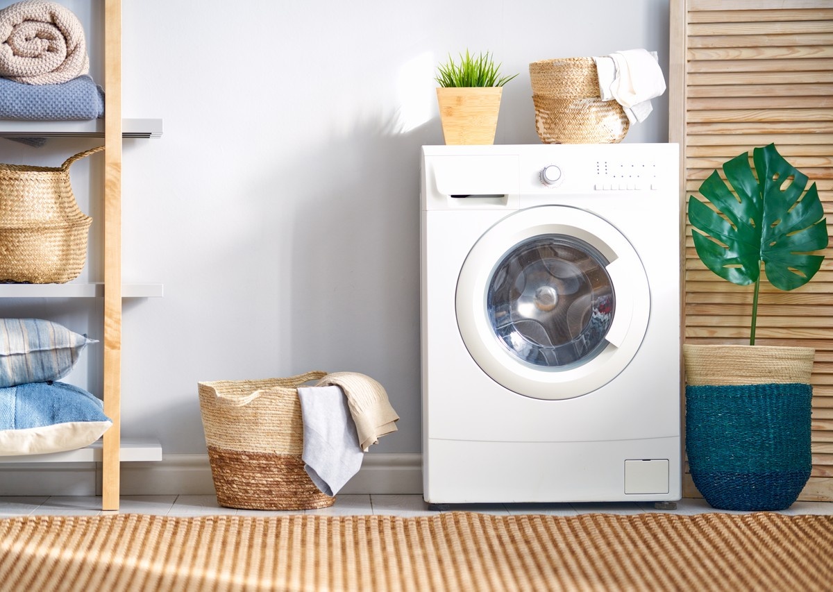 Laundry Room Decorating Ideas - Decorate with Baskets