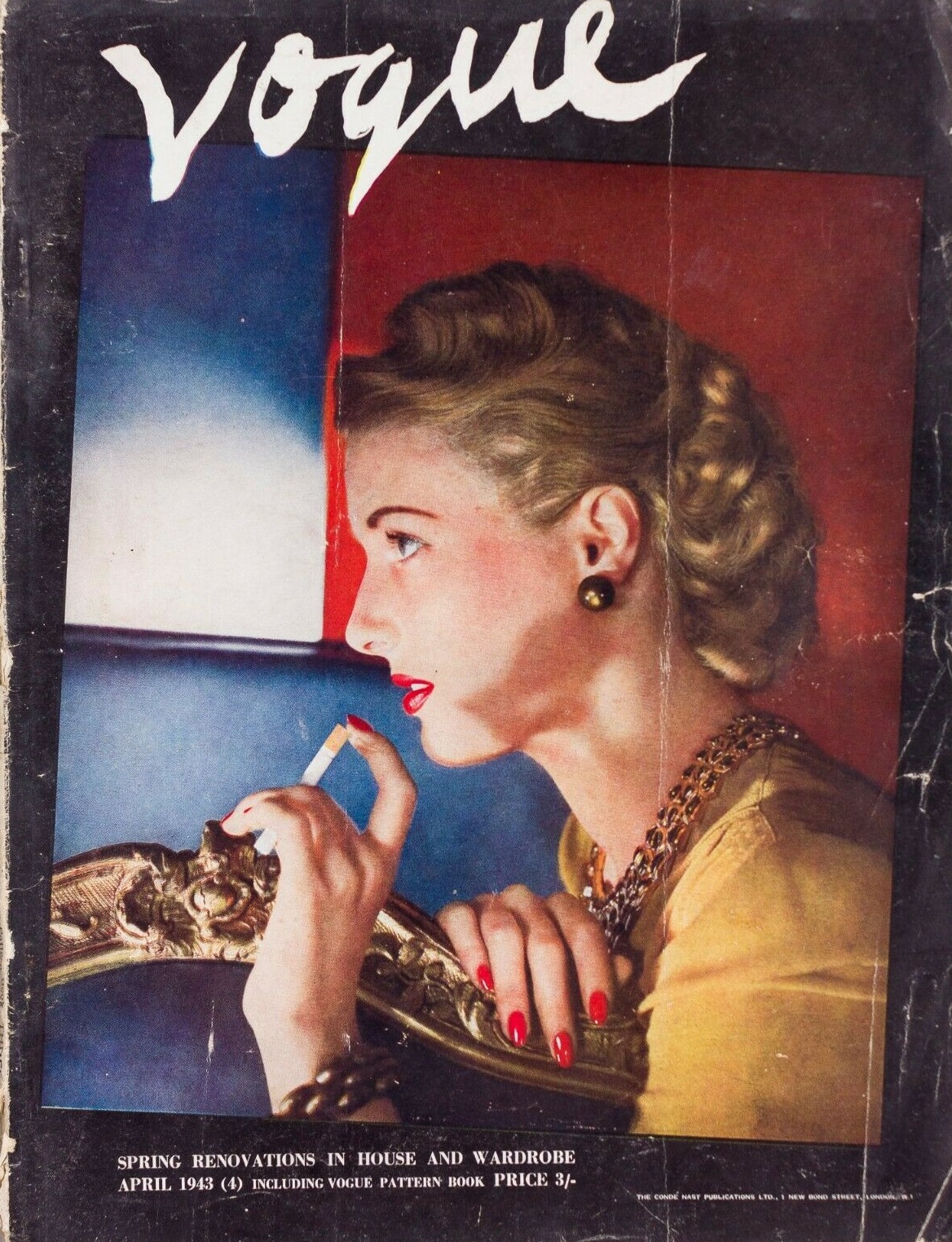 British Vogue Cover April 1943