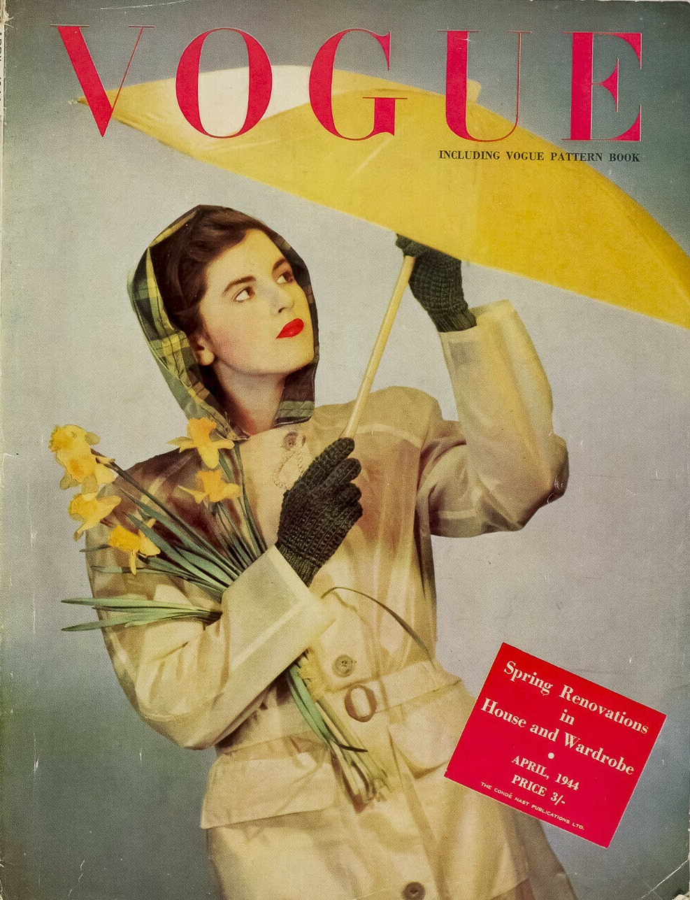 British Vogue Cover April 1944