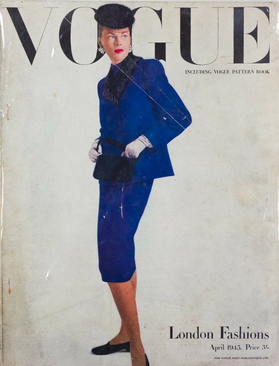 British Vogue Cover April 1945