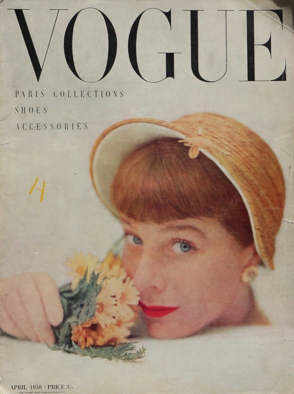 British Vogue Cover April 1950