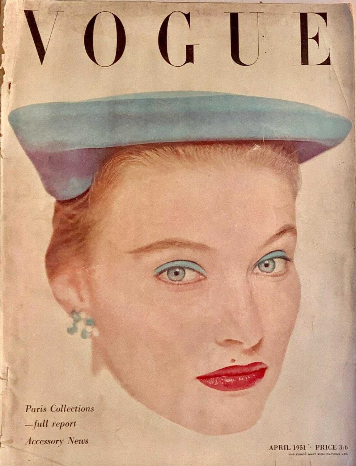 British Vogue Cover April 1951