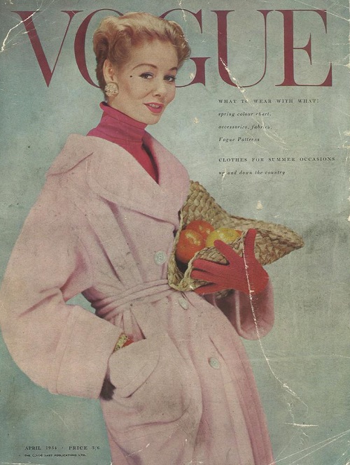 British Vogue Cover April 1954